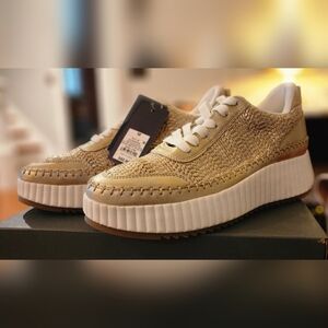 Universal Threads Gold Platform Sneakers, NWT, Size 10